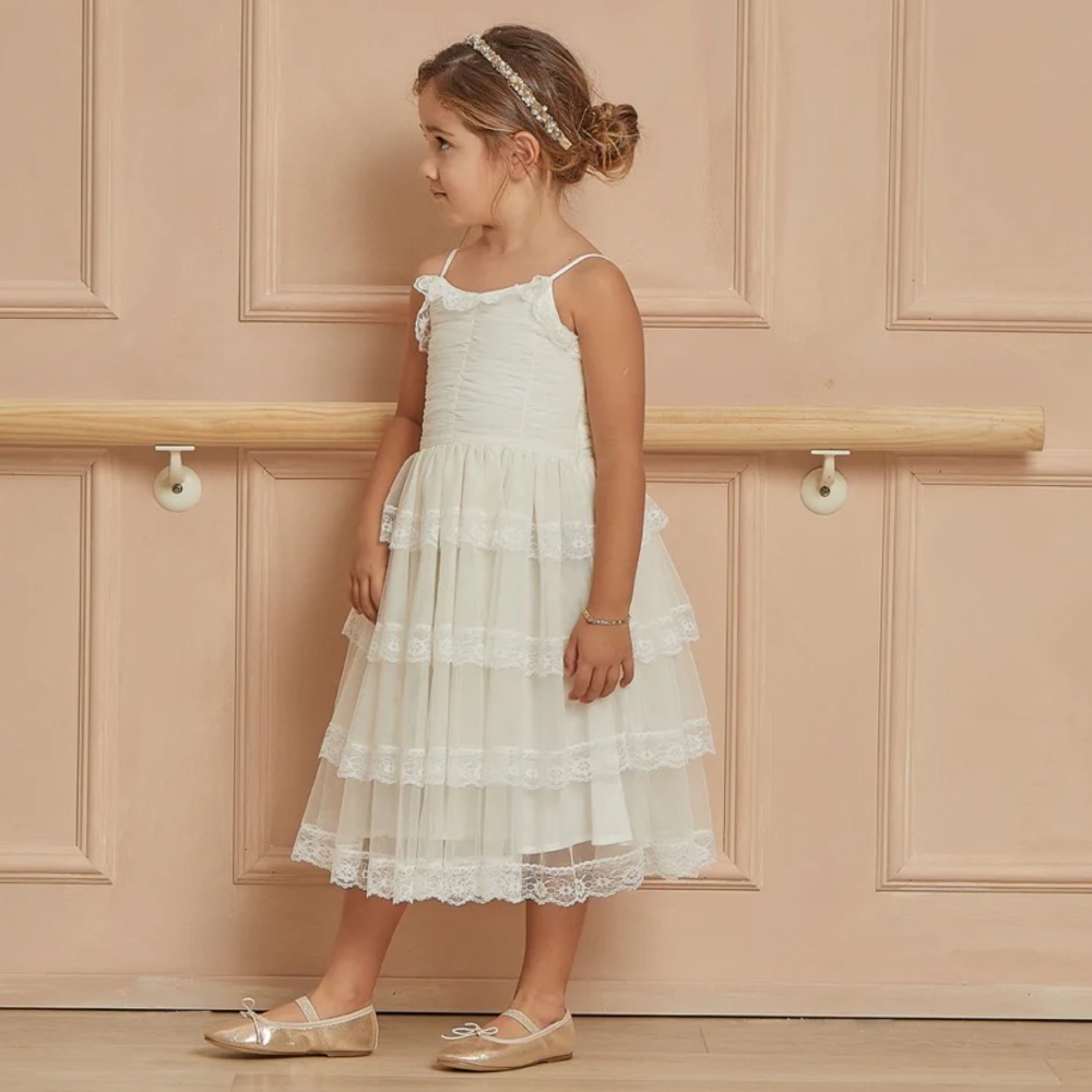 Ivory lace dress